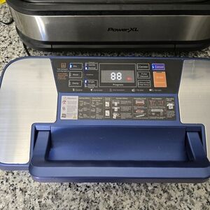 MZROT Stainless Steel and Blue Food Vacuum Sealer